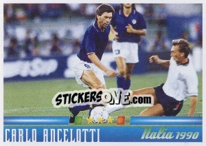 Sticker Carlo Ancelotti: Il "Terminator" del centrocampo