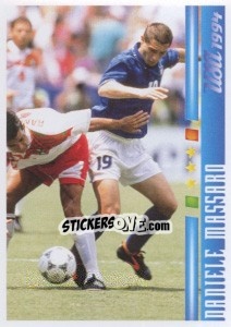 Sticker Daniele Massaro - Azzurro Mondiale 1910-2002 n. 88 - Panini