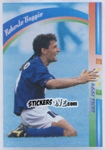 Cromo Roberto Baggio. Le magie del "Codino"