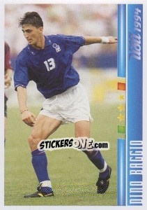 Sticker Dino Baggio - Azzurro Mondiale 1910-2002 n. 95 - Panini