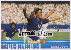 Sticker Partite indimenticabili - Azzurro Mondiale 1910-2002 n. 102 - Panini