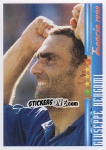 Sticker Giuseppe Bergomi - Azzurro Mondiale 1910-2002 n. 103 - Panini