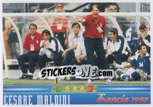 Sticker Il commissario tecnico: Cesare Maldini