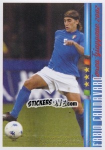 Sticker Fabio Cannavaro - Azzurro Mondiale 1910-2002 - Panini