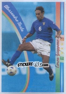 Sticker Alessandro Nesta - Azzurro Mondiale 1910-2002 n. 123 - Panini