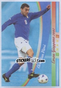 Sticker Christian Vieri - Azzurro Mondiale 1910-2002 - Panini