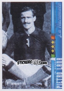 Sticker Pietro Lana - Azzurro Mondiale 1910-2002 n. 2 - Panini