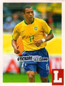 Sticker Gilberto Silva - Estrellas Del Futbol Mundial 2010 n. 6 - LIBERO VM
