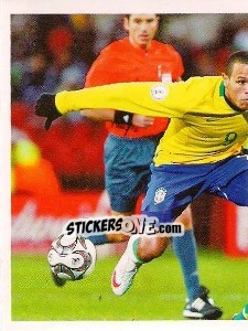 Figurina Luis Fabiano - Estrellas Del Futbol Mundial 2010 - LIBERO VM
