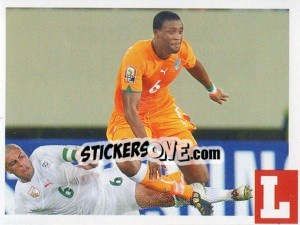 Sticker Yaya Touré - Estrellas Del Futbol Mundial 2010 - LIBERO VM
