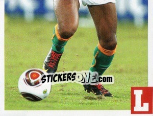 Sticker Didier Drogba - Estrellas Del Futbol Mundial 2010 - LIBERO VM
