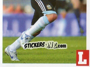 Sticker Carlos Tevez - Estrellas Del Futbol Mundial 2010 n. 24 - LIBERO VM
