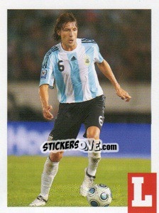 Sticker Gabriel Heinze - Estrellas Del Futbol Mundial 2010 - LIBERO VM
