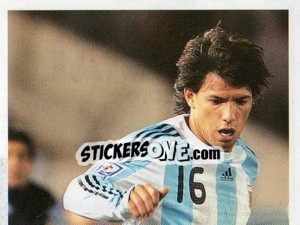 Sticker Sergio Aguero - Estrellas Del Futbol Mundial 2010 - LIBERO VM
