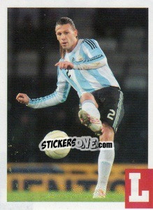 Sticker Martin Demichelis - Estrellas Del Futbol Mundial 2010 - LIBERO VM
