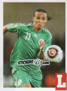 Cromo Peter Odemwingie - Estrellas Del Futbol Mundial 2010 - LIBERO VM
