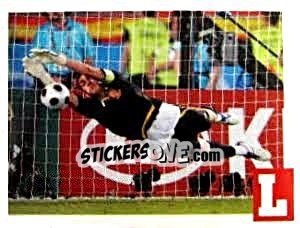 Sticker Iker Casillas - Estrellas Del Futbol Mundial 2010 - LIBERO VM
