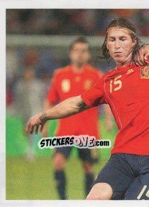 Sticker Sergio Ramos - Estrellas Del Futbol Mundial 2010 n. 50 - LIBERO VM

