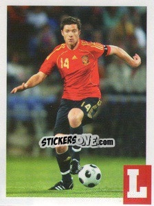 Sticker Xabi Alonso - Estrellas Del Futbol Mundial 2010 n. 54 - LIBERO VM
