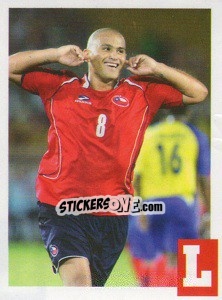 Sticker Humberto Suazo - Estrellas Del Futbol Mundial 2010 - LIBERO VM
