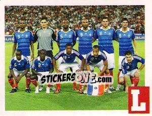 Cromo team Francia - Estrellas Del Futbol Mundial 2010 - LIBERO VM
