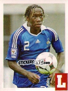 Sticker Bacary Sagna - Estrellas Del Futbol Mundial 2010 n. 62 - LIBERO VM
