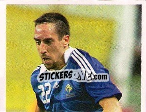 Sticker Franck Ribéry - Estrellas Del Futbol Mundial 2010 - LIBERO VM
