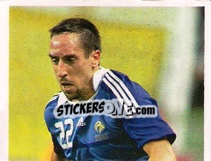 Sticker Franck Ribéry - Estrellas Del Futbol Mundial 2010 n. 63 - LIBERO VM

