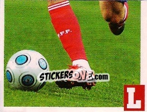 Sticker Franck Ribéry - Estrellas Del Futbol Mundial 2010 n. 65 - LIBERO VM
