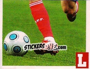 Sticker Franck Ribéry - Estrellas Del Futbol Mundial 2010 - LIBERO VM
