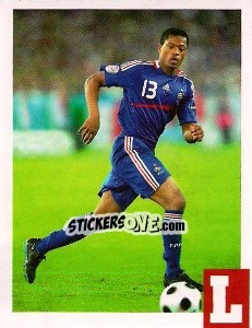 Sticker Patrice Evra - Estrellas Del Futbol Mundial 2010 n. 66 - LIBERO VM
