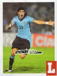 Sticker Sebastián Abreu - Estrellas Del Futbol Mundial 2010 - LIBERO VM
