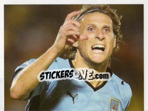 Sticker Diego Forlán - Estrellas Del Futbol Mundial 2010 n. 70 - LIBERO VM
