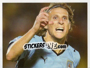 Figurina Diego Forlán - Estrellas Del Futbol Mundial 2010 - LIBERO VM
