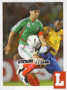 Sticker Rafael Márquez - Estrellas Del Futbol Mundial 2010 - LIBERO VM
