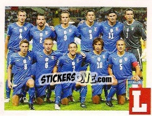 Sticker team Italia - Estrellas Del Futbol Mundial 2010 n. 75 - LIBERO VM
