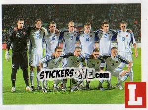 Sticker team Eslovaquia - Estrellas Del Futbol Mundial 2010 - LIBERO VM
