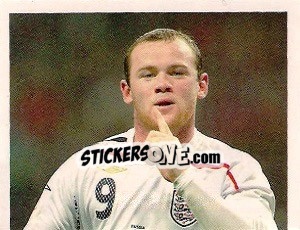 Sticker Wayne Rooney - Estrellas Del Futbol Mundial 2010 - LIBERO VM
