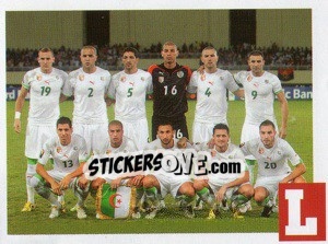 Cromo team Algeria - Estrellas Del Futbol Mundial 2010 - LIBERO VM
