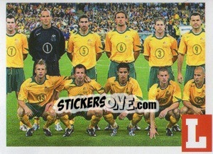 Sticker team Australia - Estrellas Del Futbol Mundial 2010 n. 121 - LIBERO VM
