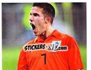 Cromo Robin van Persie - Estrellas Del Futbol Mundial 2010 - LIBERO VM
