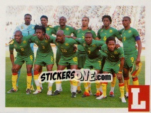 Sticker team Camerun - Estrellas Del Futbol Mundial 2010 - LIBERO VM
