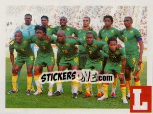 Sticker team Camerun - Estrellas Del Futbol Mundial 2010 n. 131 - LIBERO VM
