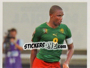 Sticker Samuel Eto'o - Estrellas Del Futbol Mundial 2010 n. 132 - LIBERO VM
