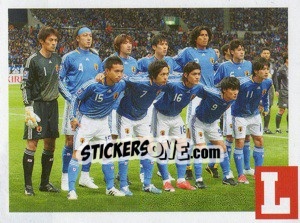 Cromo Japan - Estrellas Del Futbol Mundial 2010 - LIBERO VM
