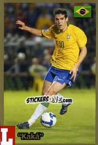 Sticker Kaká - Estrellas Del Futbol Mundial 2010 - LIBERO VM
