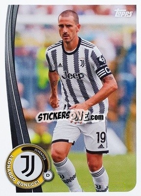 Sticker Leonardo Bonucci - Juventus 2022-2023
 n. JU-2 - Topps