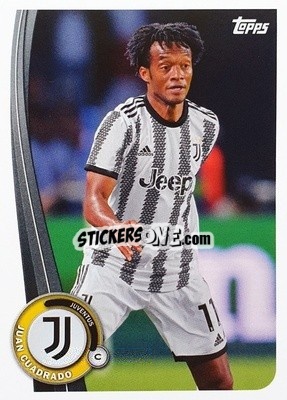 Sticker Juan Cuadrado - Juventus 2022-2023
 n. JU-4 - Topps