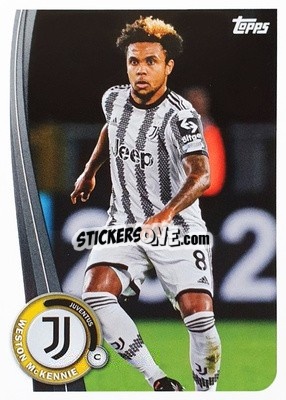 Sticker Weston McKennie - Juventus 2022-2023
 n. JU-6 - Topps