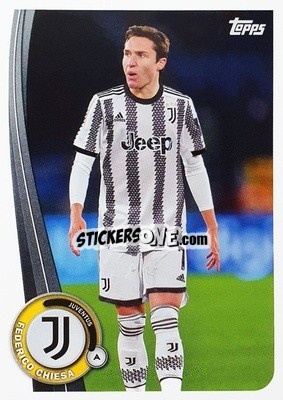 Sticker Federico Chiesa - Juventus 2022-2023
 n. JU-7 - Topps